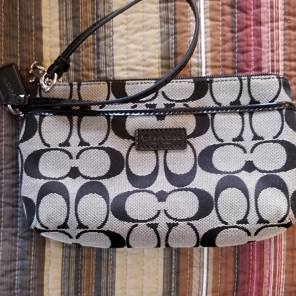 Coach wristlet purse